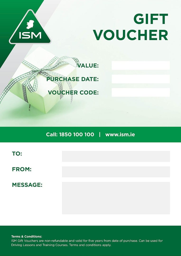 ISM gift voucher