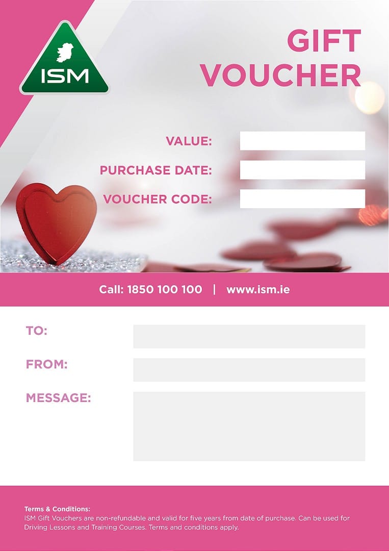 ISM Valentines Day gift voucher