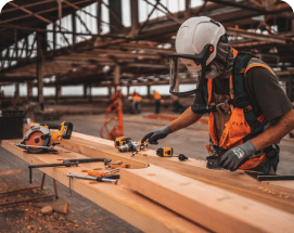 construction worker at work