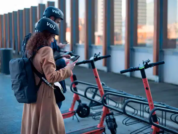 ISM partners with Voi to promote safe e-scooter riding 3 Two people using e-scooters